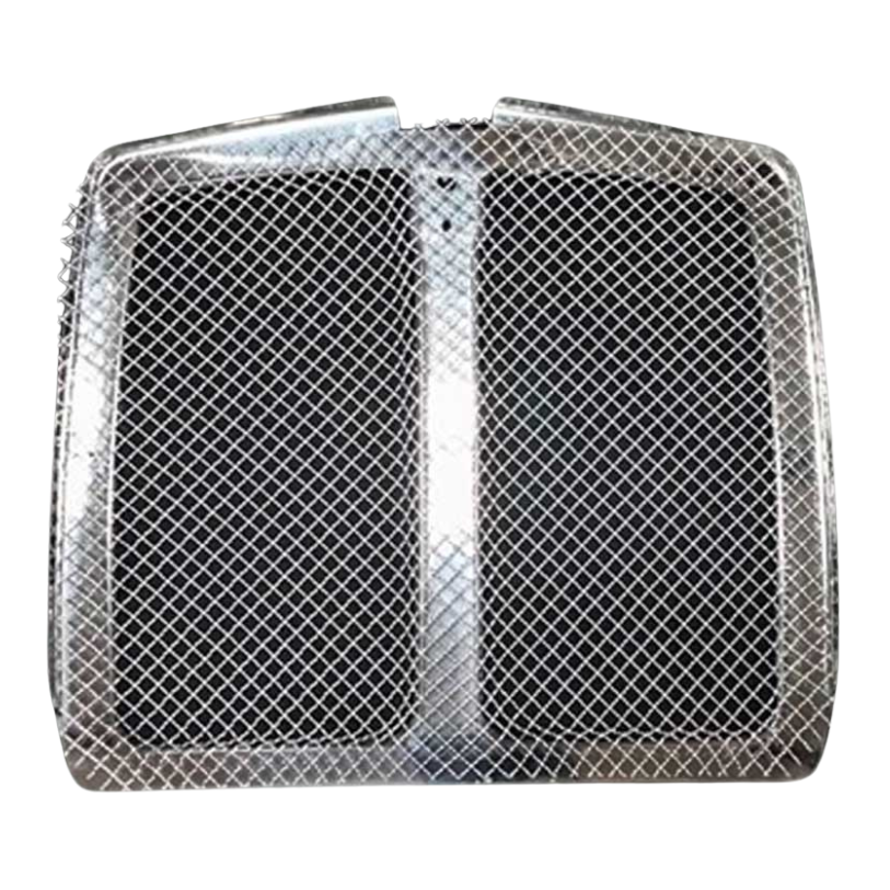 Kenworth T-600 Complete Stainless Steel Grille With Alum Mesh