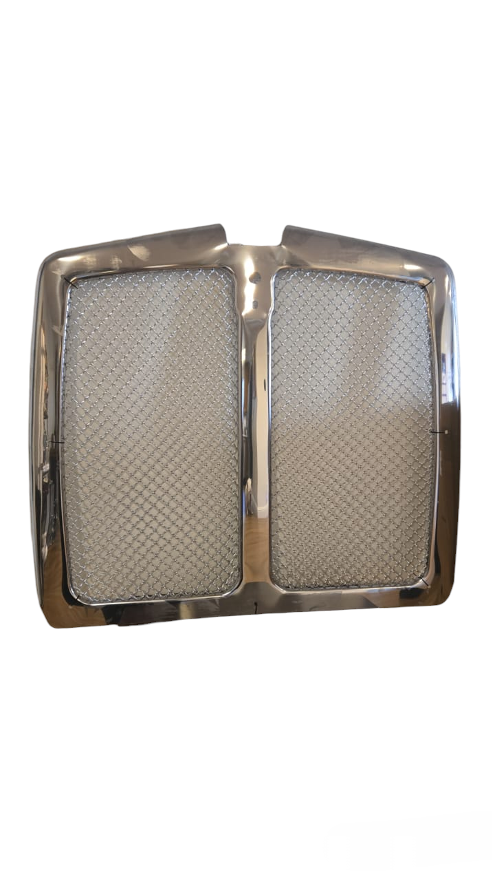 Kenworth T-600 Complete Stainless Steel Grille With Alum Mesh